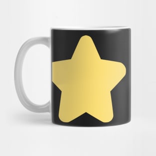 Yellow Star on Black Night Mug